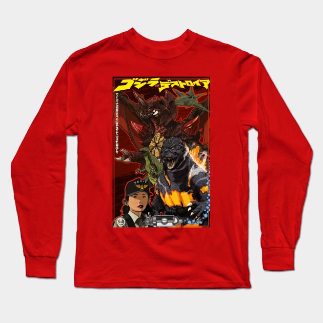 godzilla long sleeve shirt