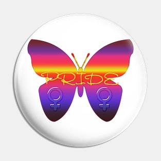 Pride Butterfly (No mercury) Pin