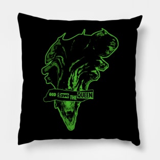 God save us from this queen - Green Pillow