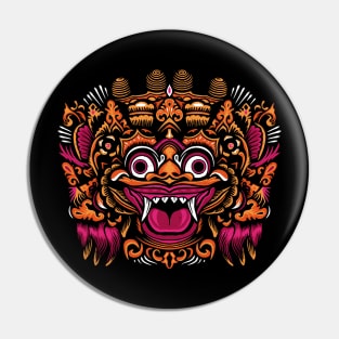 Awesome Bali Mask Barong Monster Pin