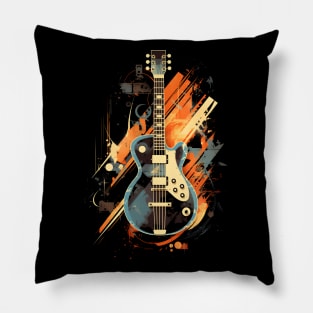 Guitar Music Vibes Pillow