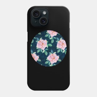 Simple Pink Rose Oil Painting Pattern Phone Case