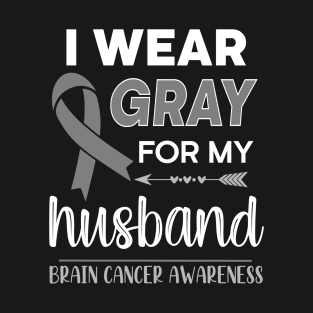 I Wear Gray For My Husband T-Shirt