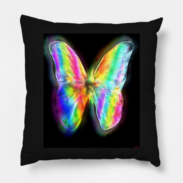 Butterfly Wings Pillow by danieljanda