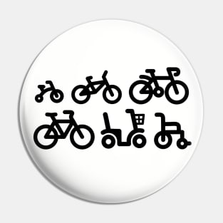 Evolution bicycle racing cycling bicycle racing Pin