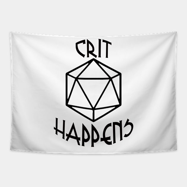 crit happens Tapestry by rclsivcreative