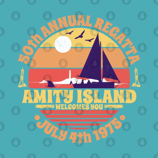 Amity Island 50th Annual Regatta July 4th 1975 Welcomes You by Joaddo