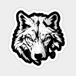 wolf face Magnet