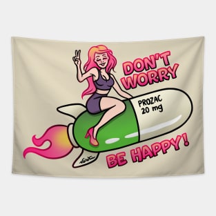 Don't worry, be happy Tapestry