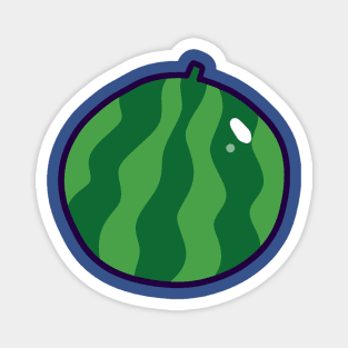 Round Watermelon Magnet