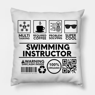 Swimming Instructor Pillow