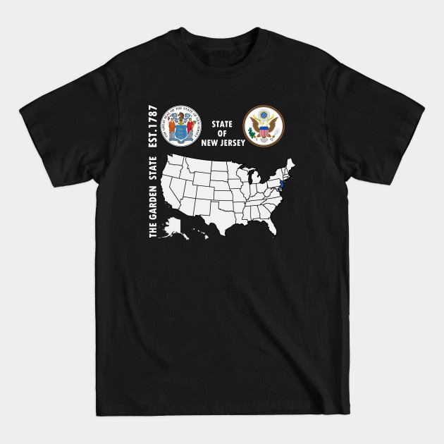 Disover State of New Jersey - State Of New Jersey - T-Shirt