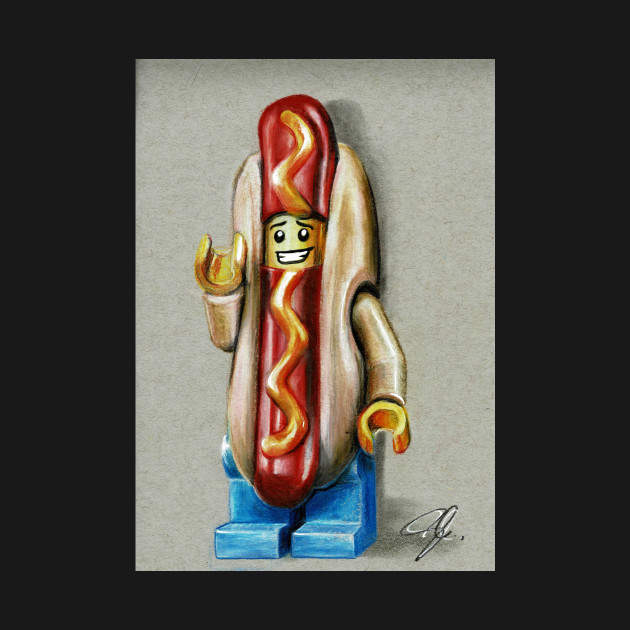 Disover hot dog guy - Hot Dog - T-Shirt