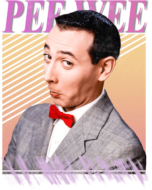 PEE WEE HERMAN Kids T-Shirt by Alaknanda prettywoman