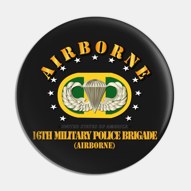 16th Military Police Brigade - Airborne w Oval Pin by twix123844