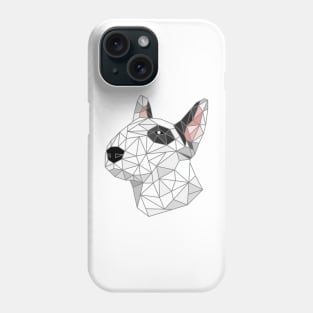 Bull Terrier Stained Glass Phone Case