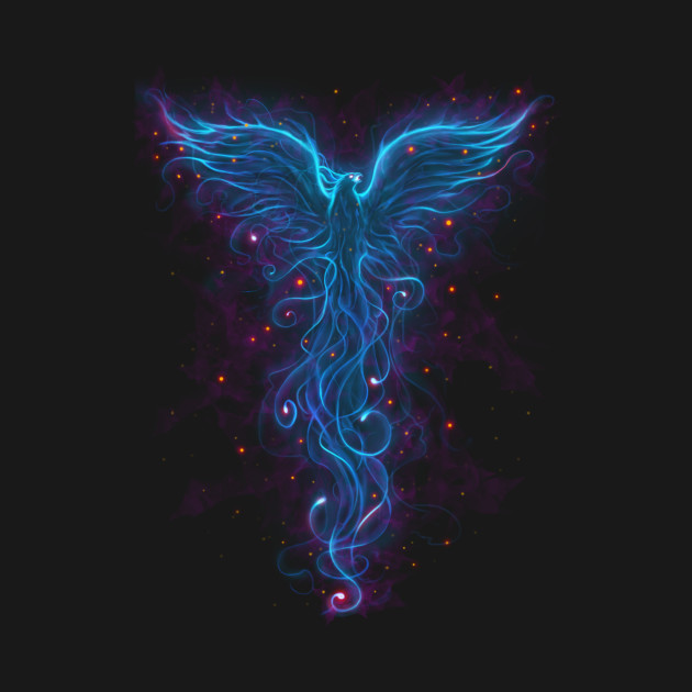 The Heat of Illusion blue - Phoenix - Phone Case