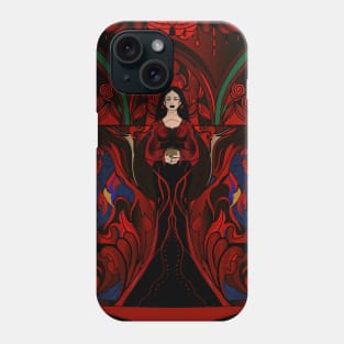 Red lady Phone Case