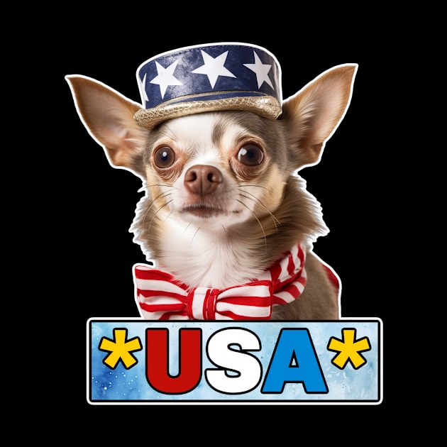 Patriotic Chihuahua II by Corrie Kuipers