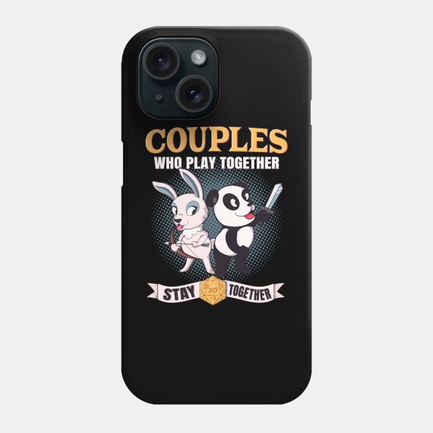 Couples Who Play Together Stay Together Phone Case by Foxxy Merch