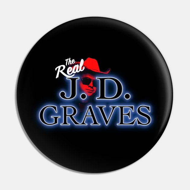 The Real J.D. Graves Logo Pin by Econoclash