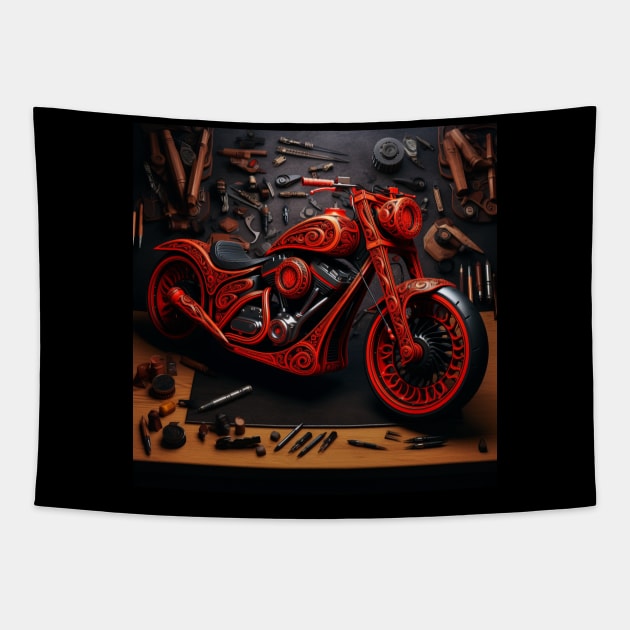 born to ride Tapestry by FehuMarcinArt