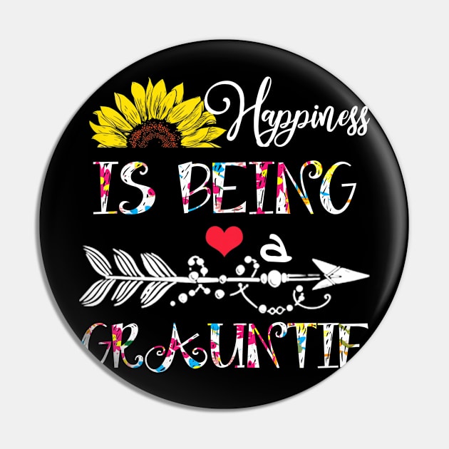 Happiness is being a grauntie mothers day gift Pin by DoorTees