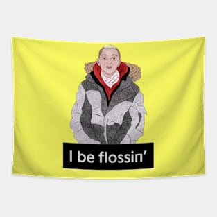 I Be Flossin' Meme Tapestry