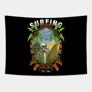 Surfing till i die Tapestry