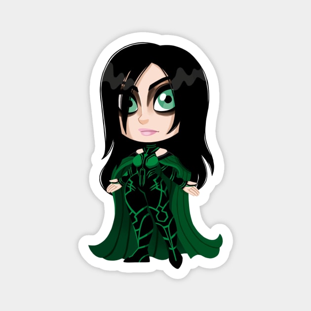 Hela Magnet by InesBarrosArt