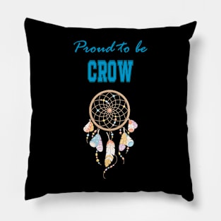 Native American Crow Dreamcatcher 50 Pillow