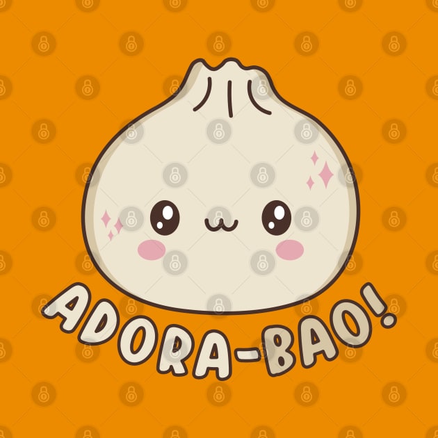 Adora-Bao Cute Kawaii Bao Dumpling Pun by Cuteness Klub