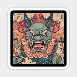 Oni fantastic creature Magnet