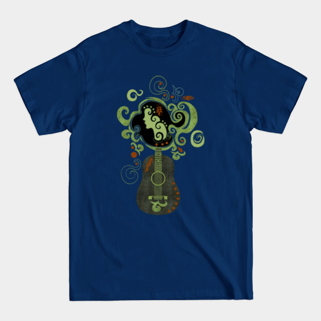 Disover Guitar portrait - Music - T-Shirt