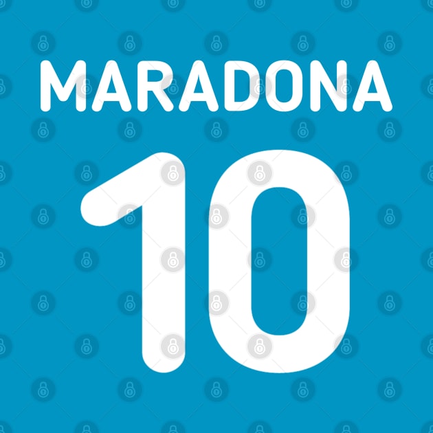 Maradona Number 10 by radeckari25