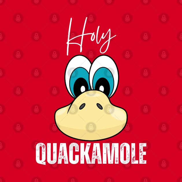 Holy Quackamole Curious Big Nose Funny Emoji Face Cartoon by AllFunnyFaces