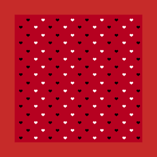 Valentine day heart pattern T-Shirt