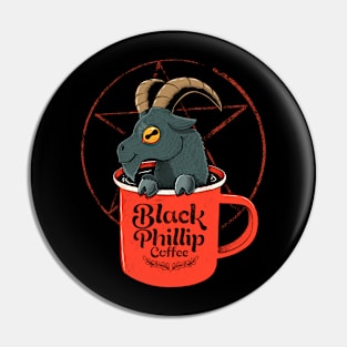 Black Phillip Coffee Pin