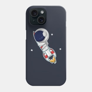 astronauts and rockets Phone Case