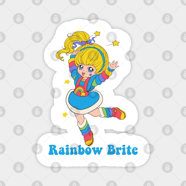 rainbow brite Magnet by otongkoil