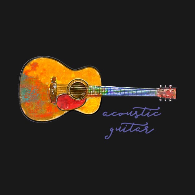 Acoustic Guitar by evisionarts