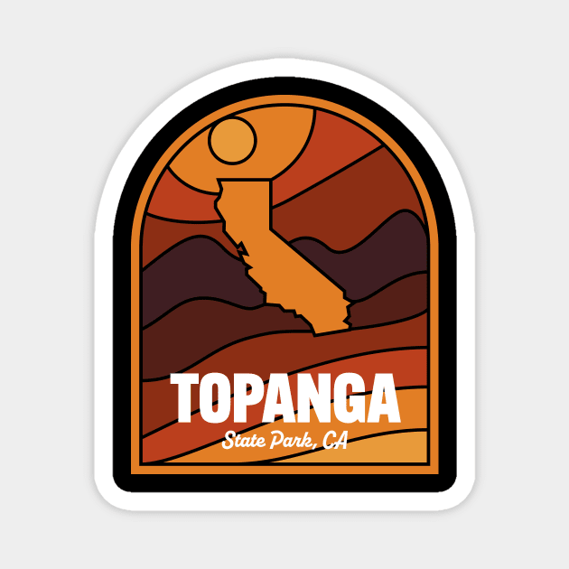 Topanga State Park California Magnet by HalpinDesign