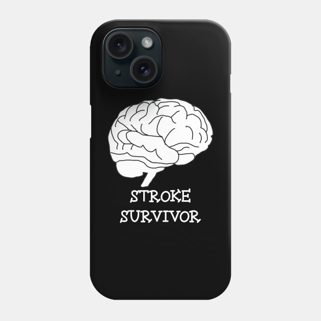 Stroke Brain Survivor Recovery Phone Case by beautifulhandmadeart