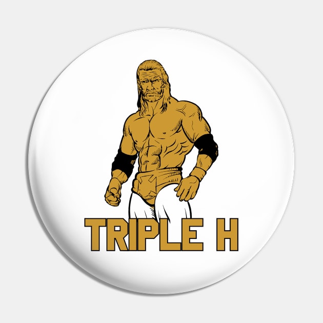 WWE SmackDown - Triple H Pin by Happy Asmara