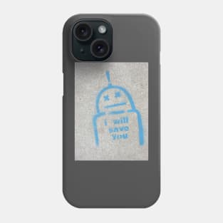 I will save you robot Phone Case