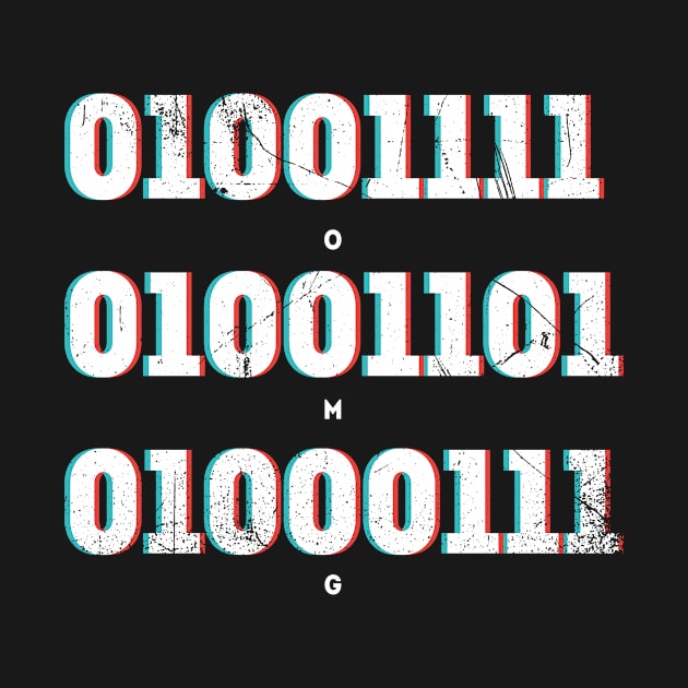 OMG In Binary Code by bluerockproducts