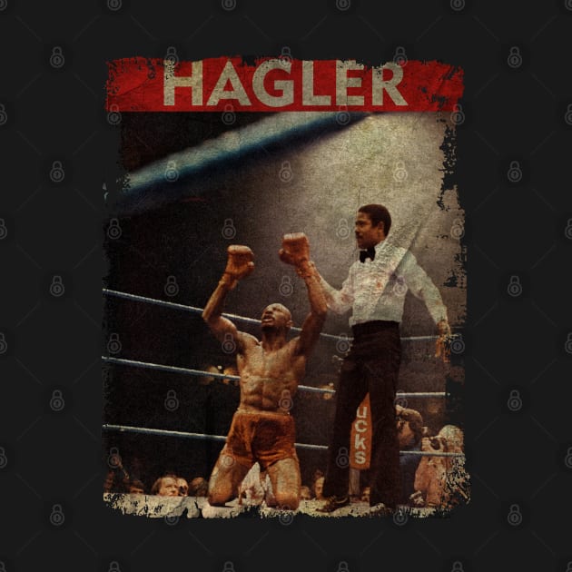 TEXTURE ART- Marvin Hagler - RETRO STYLE 1 by ZiziVintage