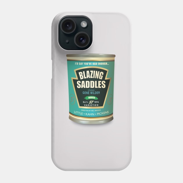 Blazing Saddles - Alternative Movie Poster Phone Case by MoviePosterBoy