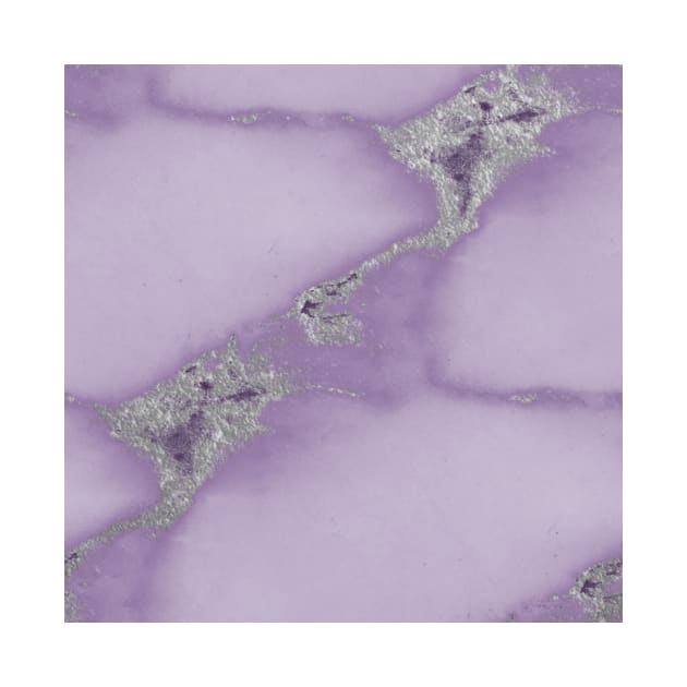 Massimo violet marble - silver by marbleco