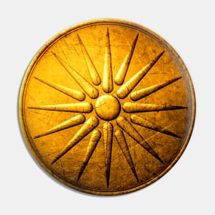 Ancient Greece Macedonian Vergina Sun Pin